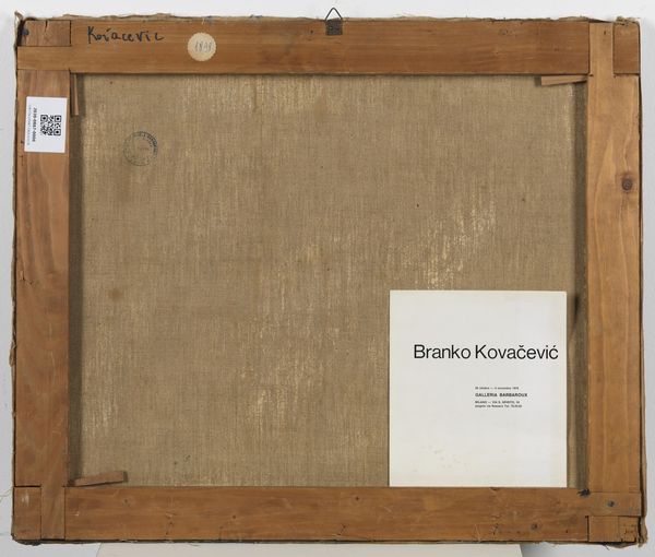 KOVACEVIC BRANKO (1911 - 1988) : Senza titolo.  - Asta ASTA 312 - ARTE MODERNA E CONTEMPORANEA (ONLINE) - Associazione Nazionale - Case d'Asta italiane