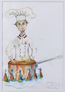 DURIEZ JEAN PIERRE (n. 1949) - Chef  cuire.