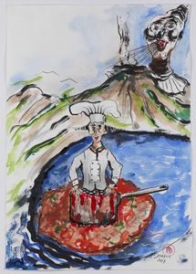 DURIEZ JEAN PIERRE (n. 1949) : Chefs tricolores.  - Asta ASTA 312 - ARTE MODERNA E CONTEMPORANEA (ONLINE) - Associazione Nazionale - Case d'Asta italiane