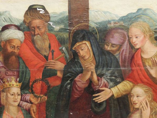 Scuola emiliano-romagnola : Compianto sul Cristo morto  - Asta Arredi e Dipinti di Palazzo al Bosco - Associazione Nazionale - Case d'Asta italiane