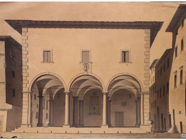 Studi architettonici accademici  - Asta Arredi e Dipinti di Palazzo al Bosco - Associazione Nazionale - Case d'Asta italiane