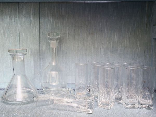 Serie di dodici bicchieri da long-drink in vetro  - Asta Arredi e Dipinti di Palazzo al Bosco - Associazione Nazionale - Case d'Asta italiane