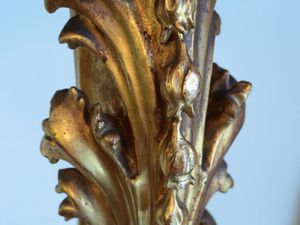 Console con alzata in legno intagliato e dorato  - Asta Arredi e Dipinti di Palazzo al Bosco - Associazione Nazionale - Case d'Asta italiane