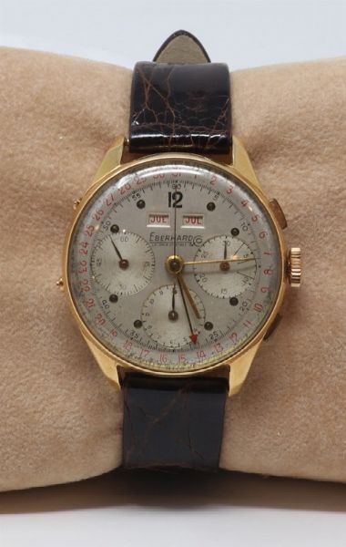 Eberhard orologio da polso con cronografo  - Asta Asta 200 - Gioielli, Orologi e Argenti - Associazione Nazionale - Case d'Asta italiane