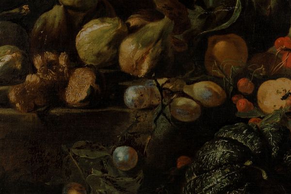 Pace da Campidoglio Michelangelo : Natura morta con zucche e frutti  - Asta ASTA 0516 - IMPORTANTI DIPINTI ANTICHI - Associazione Nazionale - Case d'Asta italiane