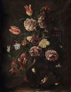 Nuzzi Mario - Natura morta con vaso di fiori