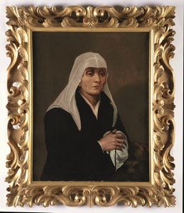Ritratto di Badessa con rosario  - Asta ASTA 0516 - IMPORTANTI DIPINTI ANTICHI - Associazione Nazionale - Case d'Asta italiane