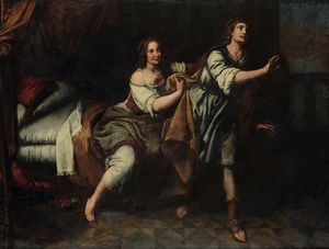 Fiasella Domenico - Giuseppe e la moglie di Putifarre