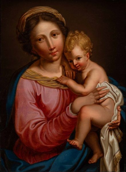 Salvi detto il Sassoferrato Giovan Battista : Madonna con Bambino  - Asta ASTA 0484 - DIPINTI ANTICHI - Associazione Nazionale - Case d'Asta italiane