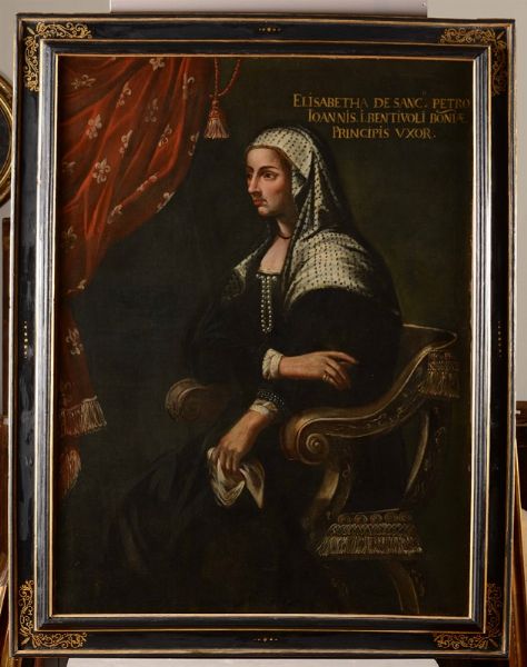 Ritratto di Elisabetta di San Pietro Bentivoglio  - Asta ASTA 0484 - DIPINTI ANTICHI - Associazione Nazionale - Case d'Asta italiane