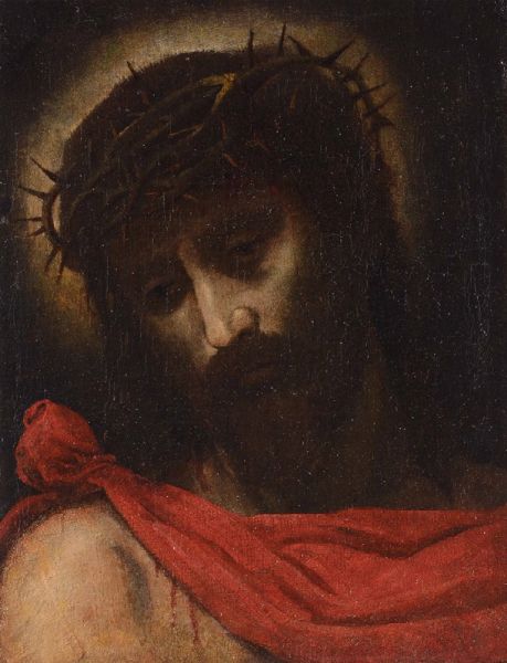 Cristo dolente  - Asta ASTA 0484 - DIPINTI ANTICHI - Associazione Nazionale - Case d'Asta italiane