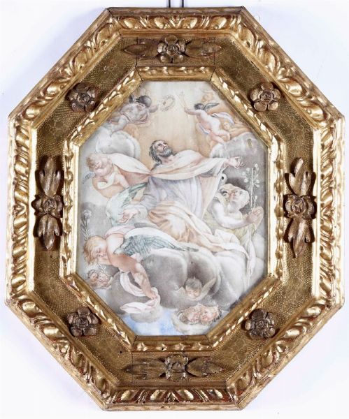 Ascensione di Cristo  - Asta ASTA 0484 - DIPINTI ANTICHI - Associazione Nazionale - Case d'Asta italiane
