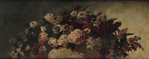 Nature morte con cesti di fiori  - Asta ASTA 0484 - DIPINTI ANTICHI - Associazione Nazionale - Case d'Asta italiane