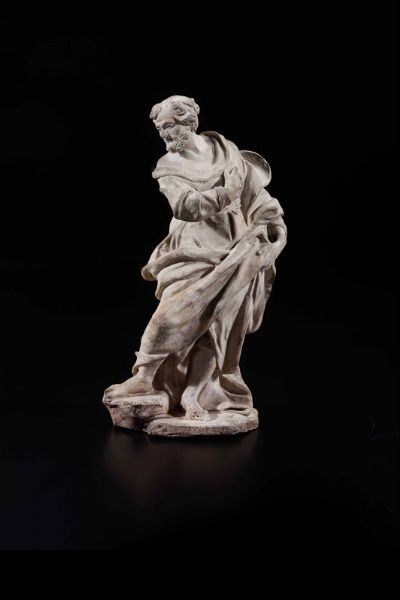 Santo  Terracotta  Attribuita a Giuseppe Mazza (1653  1741) Bologna  - Asta ASTA 0596 - SCULTURA E OGGETTI D'ARTE - Associazione Nazionale - Case d'Asta italiane