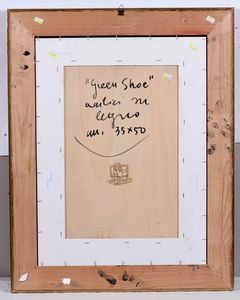 NESPOLO UGO : Green Shoe, 2000  - Asta ASTA 507 - Arte Moderna e Contemporanea - I Sessione - Associazione Nazionale - Case d'Asta italiane