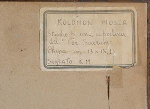 Moser Koloman : Studio per una copertina del Ver Sacrum  - Asta ASTA 507 - Arte Moderna e Contemporanea - I Sessione - Associazione Nazionale - Case d'Asta italiane