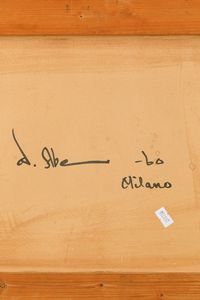 Abe Nobuya : Senza titolo, 1960  - Asta ASTA 507 - Arte Moderna e Contemporanea - I Sessione - Associazione Nazionale - Case d'Asta italiane