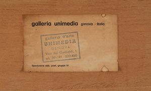 Lazzari Bice : Senza titolo, 1972  - Asta ASTA 507 - Arte Moderna e Contemporanea - I Sessione - Associazione Nazionale - Case d'Asta italiane