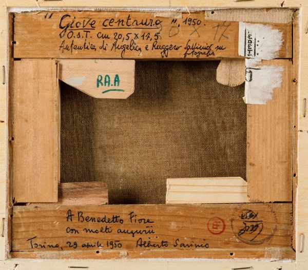 Savinio Alberto : Centaurino, 1950  - Asta Asta 507 - Arte Moderna e Contemporanea - II sessione - Associazione Nazionale - Case d'Asta italiane