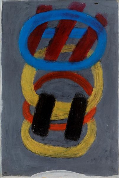 Sugai Kumi : Composition, 1961  - Asta Asta 507 - Arte Moderna e Contemporanea - II sessione - Associazione Nazionale - Case d'Asta italiane