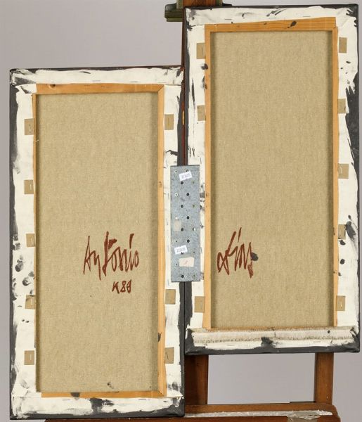 Dias Antonio : K89, 1989  - Asta Asta 507 - Arte Moderna e Contemporanea - II sessione - Associazione Nazionale - Case d'Asta italiane