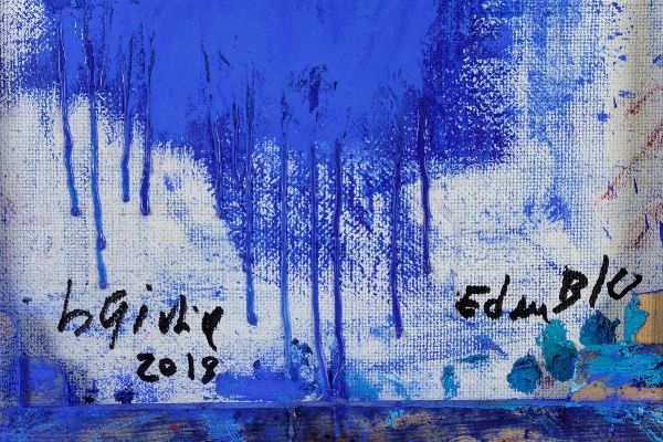 Lo Giudice Marcello : Eden blu, 2018  - Asta Asta 507 - Arte Moderna e Contemporanea - II sessione - Associazione Nazionale - Case d'Asta italiane
