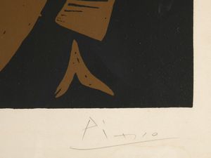 PICASSO PABLO : Tte d'Histrion (Le danseur)  - Asta Asta 507 - Arte Moderna e Contemporanea - II sessione - Associazione Nazionale - Case d'Asta italiane
