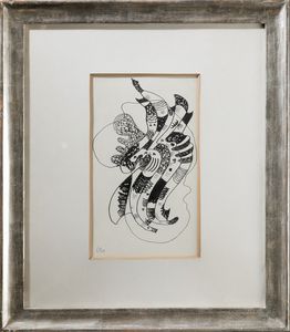 Kandinskij Vasilij : Senza Titolo, 1934  - Asta Asta 507 - Arte Moderna e Contemporanea - II sessione - Associazione Nazionale - Case d'Asta italiane