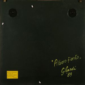 Gilardi Piero : Albero fiorito, 1989  - Asta Asta 507 - Arte Moderna e Contemporanea - II sessione - Associazione Nazionale - Case d'Asta italiane