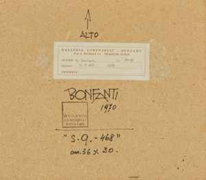 Bonfanti Arturo : S.9-468, 1970  - Asta Asta 507 - Arte Moderna e Contemporanea - II sessione - Associazione Nazionale - Case d'Asta italiane