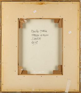 TADINI EMILIO : Omaggio a Egon Schiele, 1978  - Asta Asta 507 - Arte Moderna e Contemporanea - II sessione - Associazione Nazionale - Case d'Asta italiane