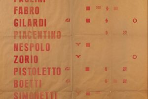 BOETTI ALIGHIERO : Manifesto, 1967  - Asta Asta 507 - Arte Moderna e Contemporanea - II sessione - Associazione Nazionale - Case d'Asta italiane