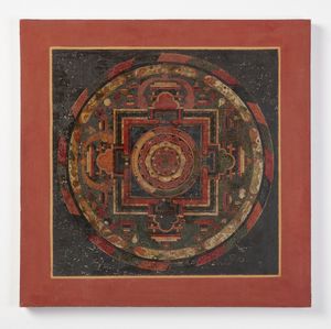 Arte Himalayana - Mandala dedicato a ?Tibet, XVII-XVIII secolo