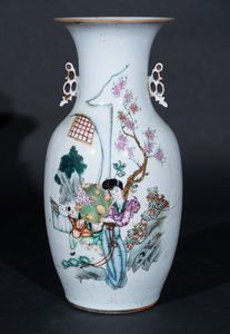 Arte Cinese - Vaso famiglia rosaCina, inizio XX secolo