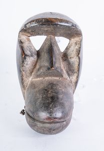 Arte africana - Maschera snodata scimmia, GuereCosta d'Avorio
