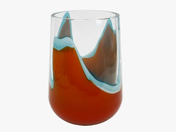Vaso in vetro spesso  - Asta Asta 202 - Only Glass - Associazione Nazionale - Case d'Asta italiane