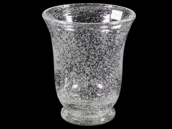 Vasetto in vetro pesante trasparente  - Asta Asta 202 - Only Glass - Associazione Nazionale - Case d'Asta italiane