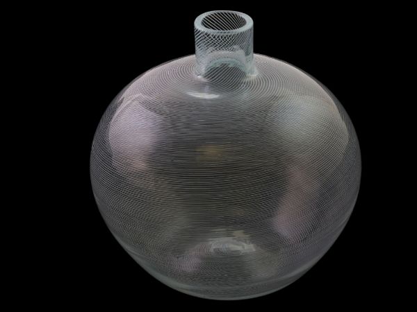 Un vaso in vetro  - Asta Asta 202 - Only Glass - Associazione Nazionale - Case d'Asta italiane