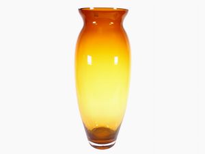 Grande vaso in vetro color ambra  - Asta Asta 202 - Only Glass - Associazione Nazionale - Case d'Asta italiane