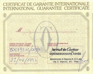 CARTIER PANTHERE LADY ANNO 1993  - Asta Gioielli - Associazione Nazionale - Case d'Asta italiane