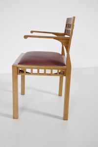 POZZI CARLO : Scrivania con sedia produzione Giorgetti, prototipo pezzo unico, 1977.  - Asta ASTA 317 - DESIGN (online) - Associazione Nazionale - Case d'Asta italiane