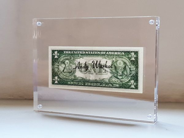 WARHOL ANDY (1928 - 1987) : 1 dollar (George Washington).  - Asta ASTA 319 - ARTE MODERNA E CONTEMPORANEA (online ) - Associazione Nazionale - Case d'Asta italiane
