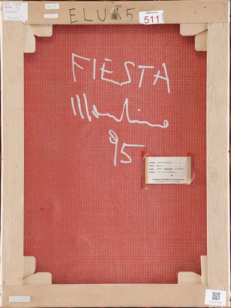 MONDINO ALDO (1938 - 2005) : Fiesta.  - Asta ASTA 319 - ARTE MODERNA E CONTEMPORANEA (online ) - Associazione Nazionale - Case d'Asta italiane