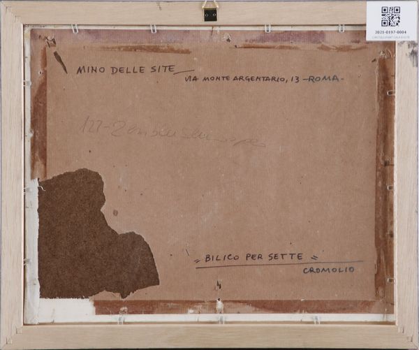 DELLE SITE MINO (1914 - 1996) : Bilico per Sette.  - Asta ASTA 319 - ARTE MODERNA E CONTEMPORANEA (online ) - Associazione Nazionale - Case d'Asta italiane