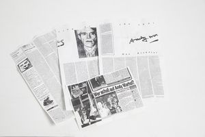 HANSEN AL (1927 - 1995) : Andy Warhol attentant soud performances.  - Asta ASTA 319 - ARTE MODERNA E CONTEMPORANEA (online ) - Associazione Nazionale - Case d'Asta italiane