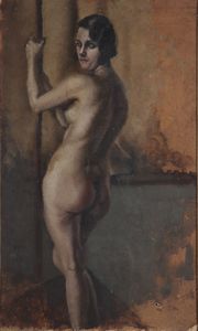 DUDREVILLE LEONARDO (1885 - 1976) : Nudo.  - Asta ASTA 319 - ARTE MODERNA E CONTEMPORANEA (online ) - Associazione Nazionale - Case d'Asta italiane