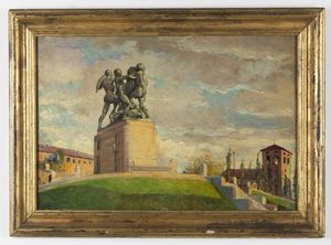 BARGELLINI GIULIO (1869 - 1936) : Monumento.  - Asta ASTA 319 - ARTE MODERNA E CONTEMPORANEA (online ) - Associazione Nazionale - Case d'Asta italiane