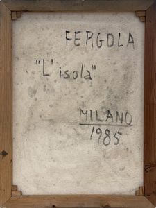 FERGOLA  SERGIO (1936 - 1994) : L'isola.  - Asta ASTA 319 - ARTE MODERNA E CONTEMPORANEA (online ) - Associazione Nazionale - Case d'Asta italiane