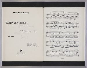 BEUYS JOSEPH (1921 - 1986) - Clair de Lune - Claude Debussy.