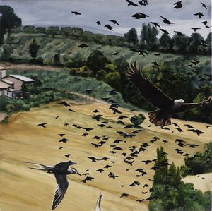 ISAAC JEFFREY (n. 1956) : Passage of birds.  - Asta ASTA 319 - ARTE MODERNA E CONTEMPORANEA (online ) - Associazione Nazionale - Case d'Asta italiane